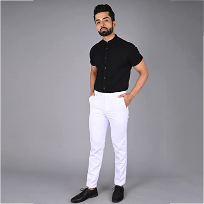 Formal Pants for Men | Men's Slim fit Formal Pant Combo | Non Stretchable Trouser | Office wear Trousers