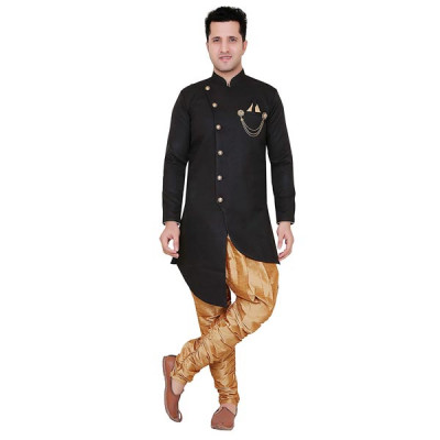 Fashion Men's Solid Sherwani Set