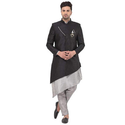 RAJASAHAB Men Sherwani Set