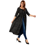 Jaipuri Cotton Long Printed Shrug/Jacket/Cape for Women