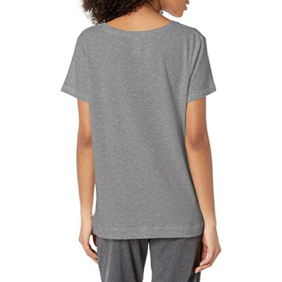 Solid French Terry Short Sleeve Lounge Tee Sleepwear