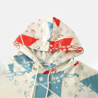 Men  Unisex Stylish Latest Printed Pullover Cotton Hooded Hoodies Sweatshirt