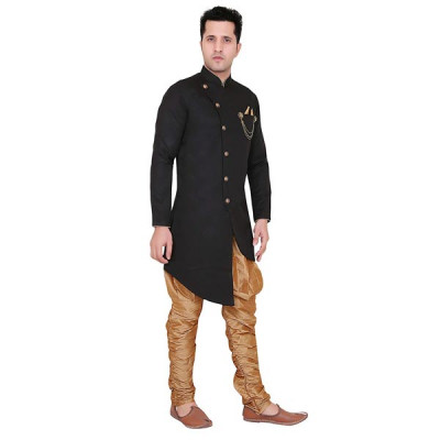Fashion Men's Solid Sherwani Set